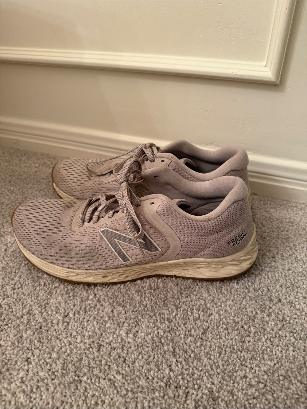 New Balance Women's Pale Mauve/light purple Athletic Sneakers